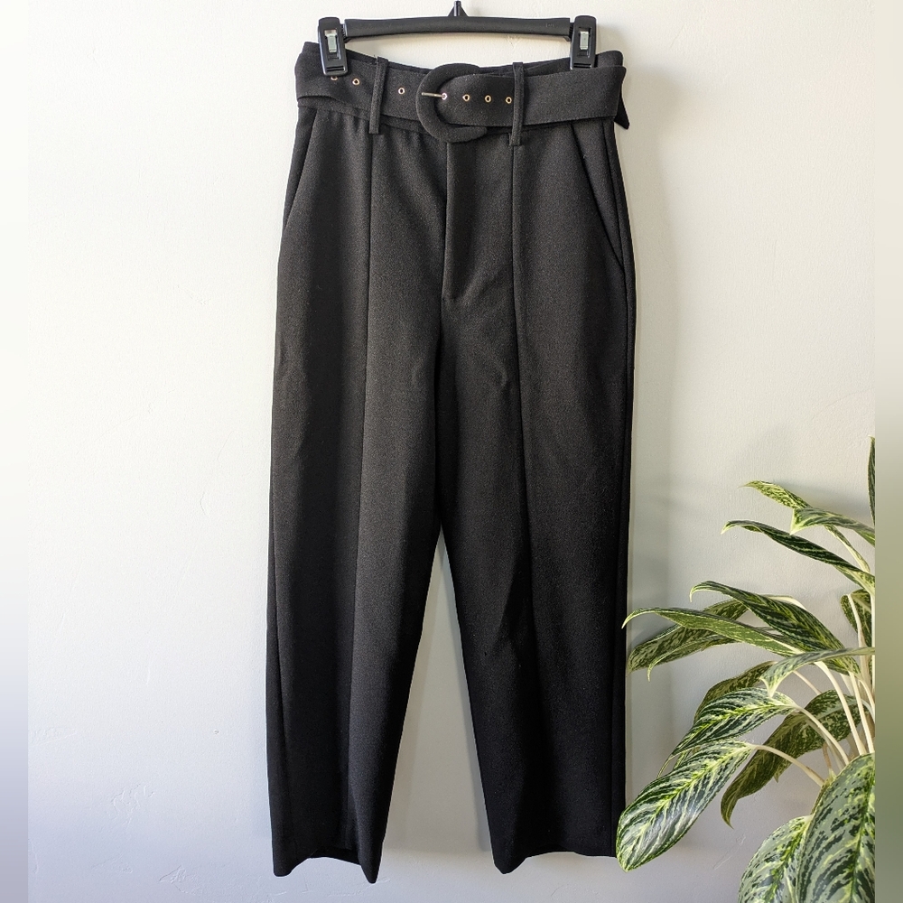 Zara Women's Black Straight Pants